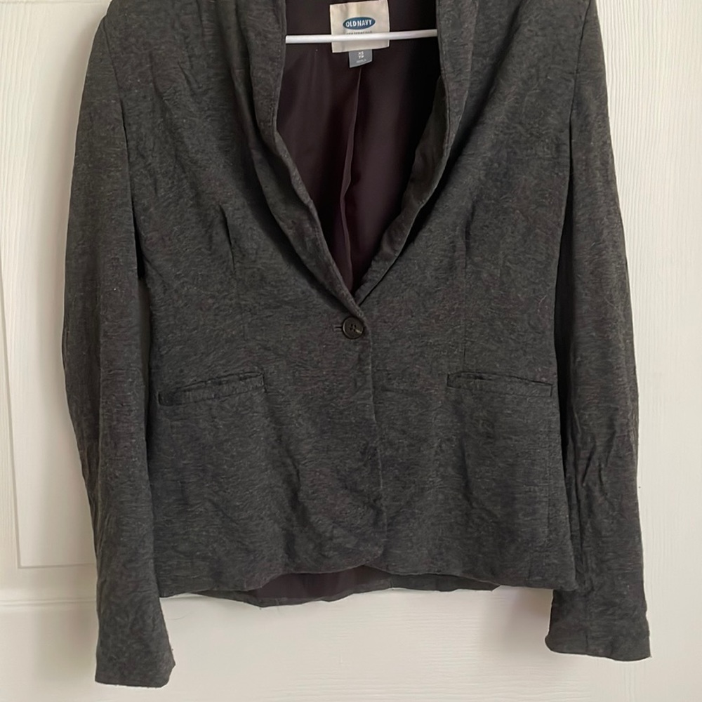GREY FITTED BLAZER